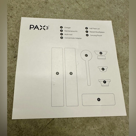Pax 3 Dual-Use Complete Kit. Like New in Box! Silver 🩶 - Picture 6 of 11